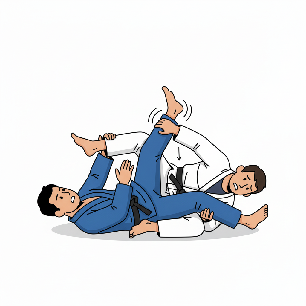BJJ top position submissions and control