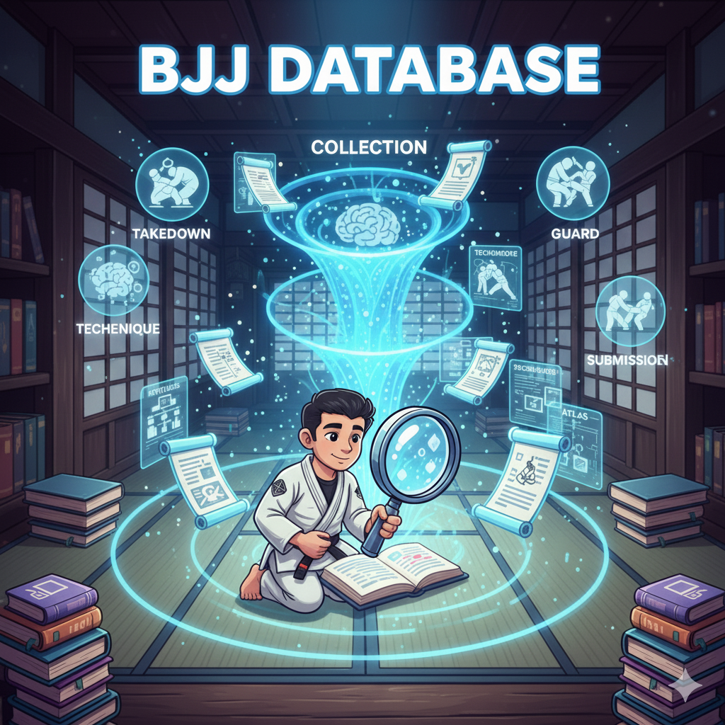 BJJ datasets collection showing data science resources, research papers, and analytics tools