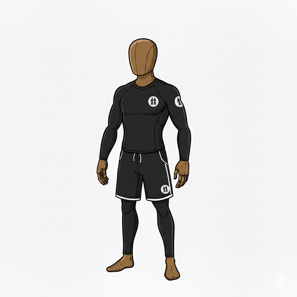 Children's No-Gi BJJ Uniform Sizing Guide